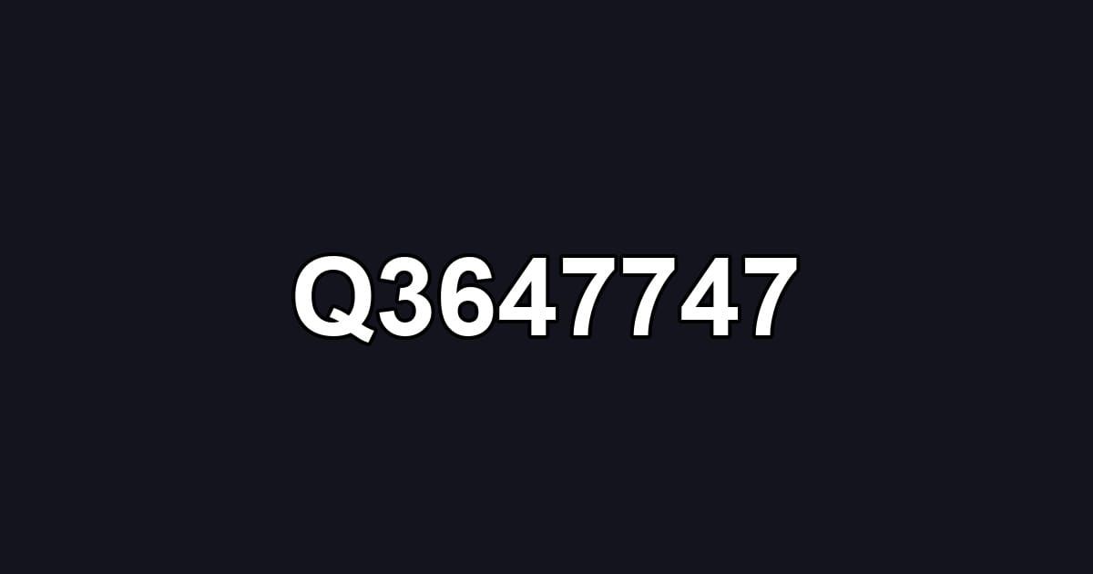 Q3647747