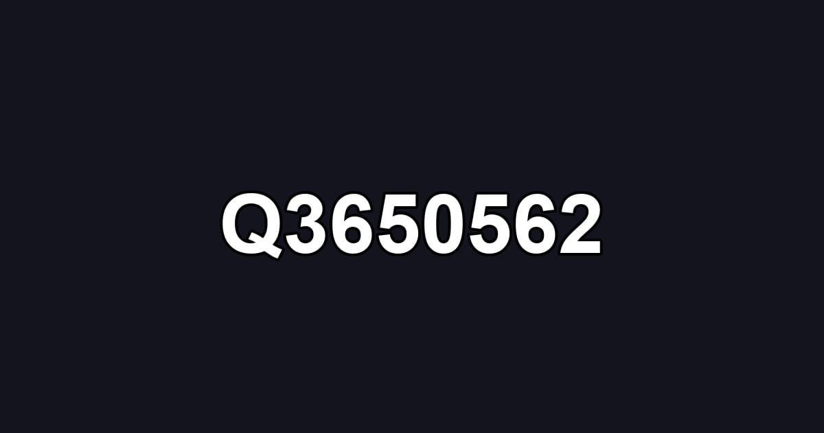 Q3650562