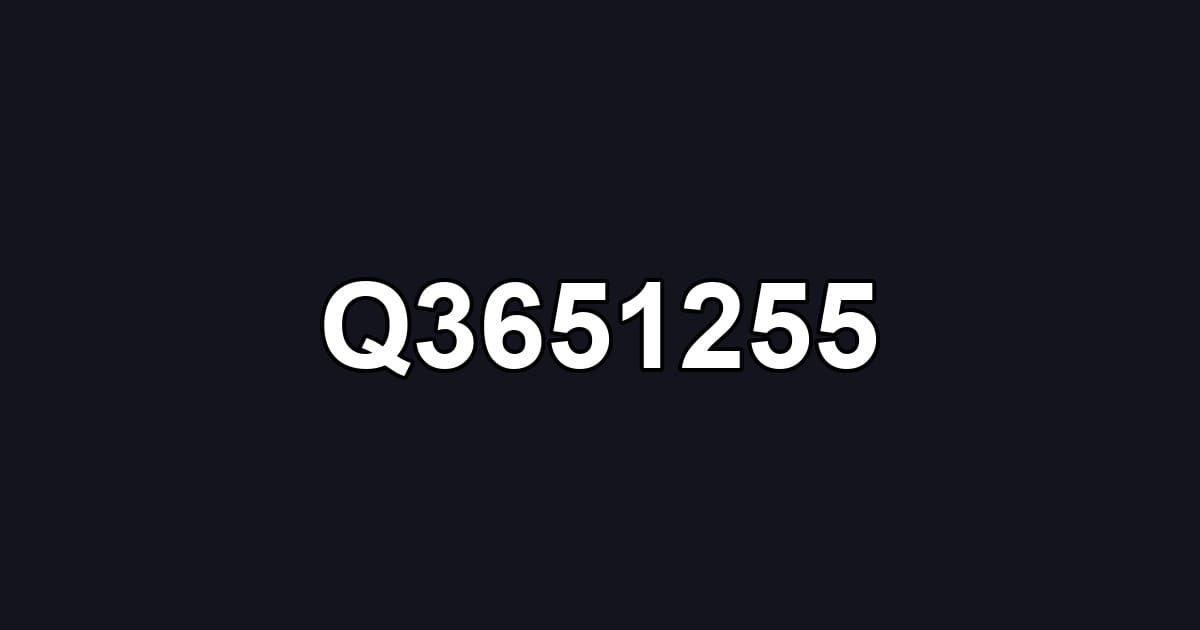 Q3651255