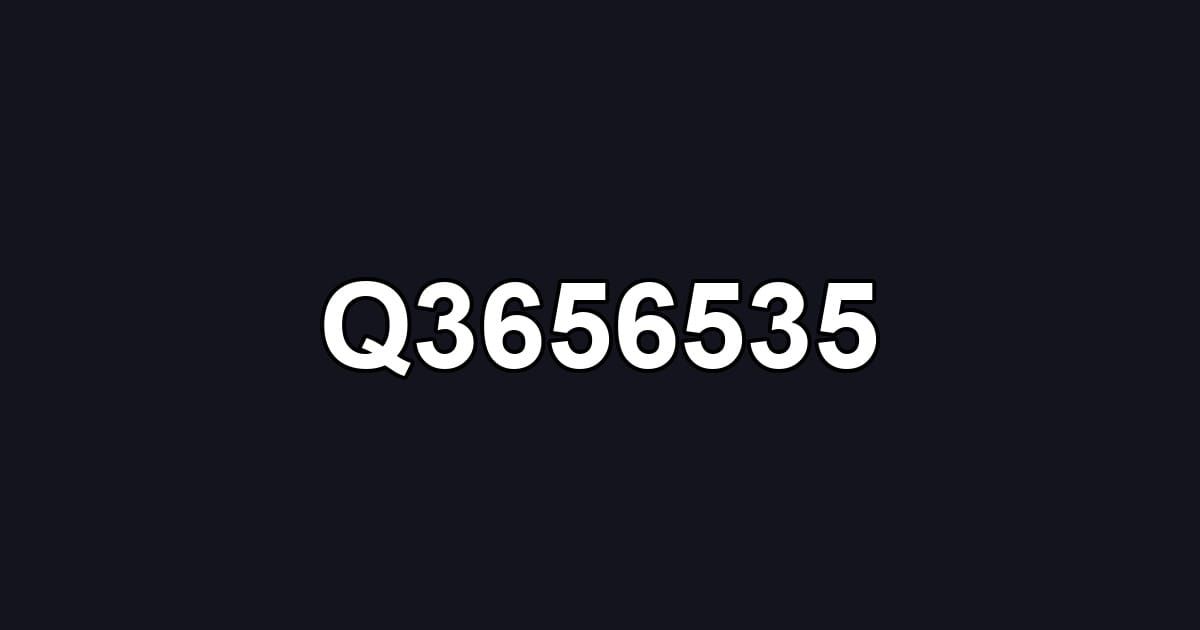 Q3656535