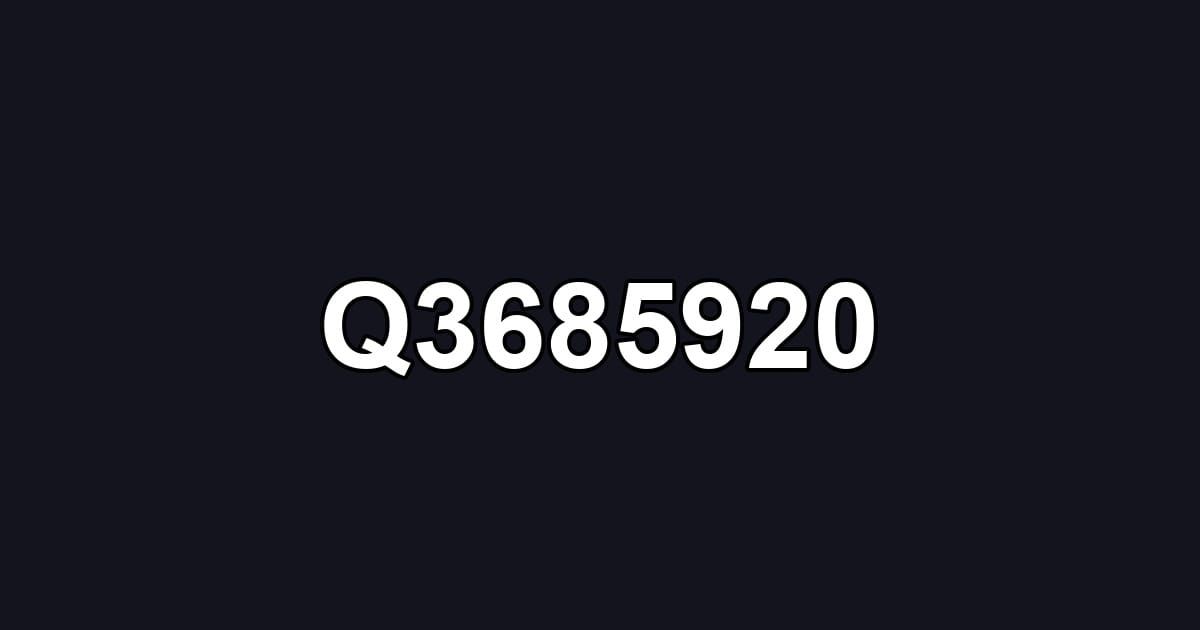 Q3685920