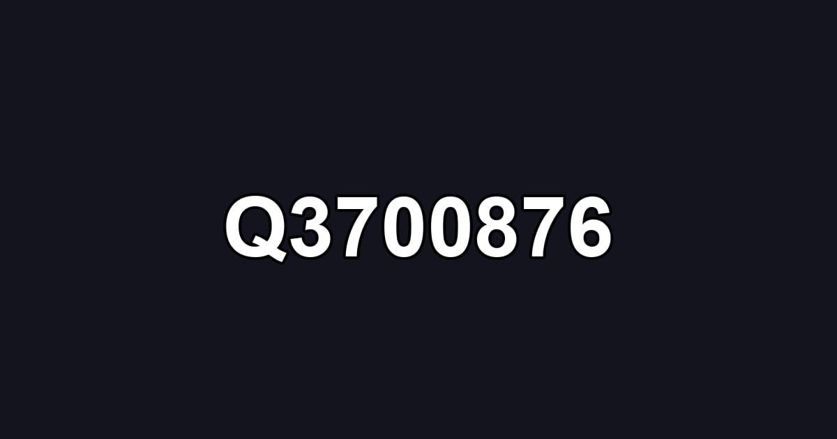 Q3700876