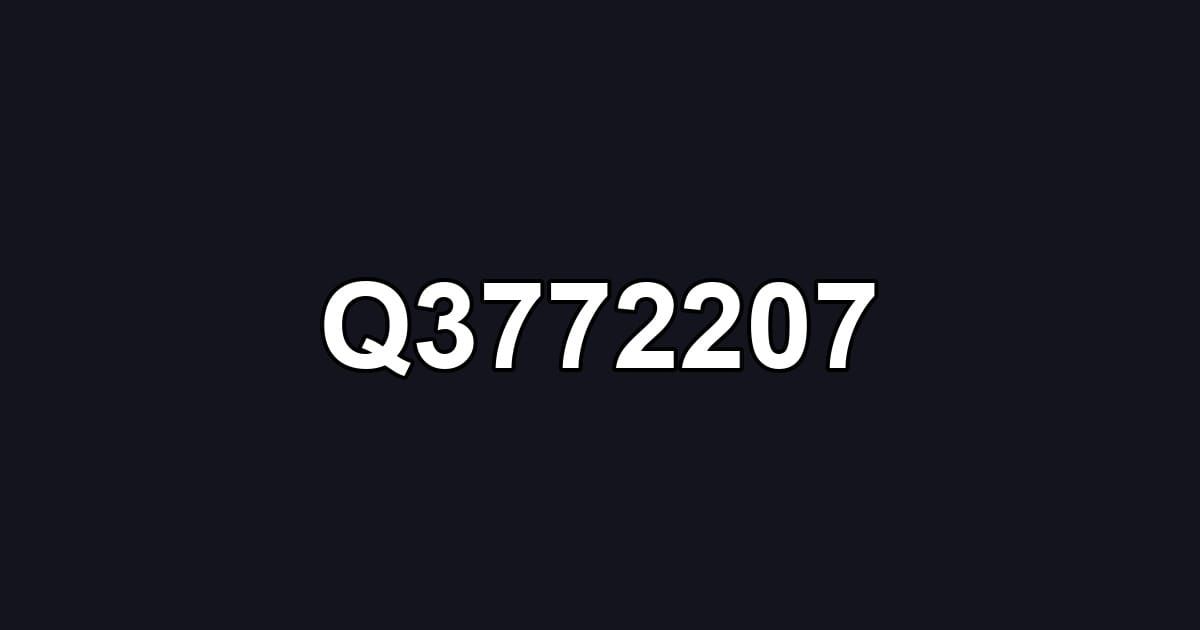 Q3772207