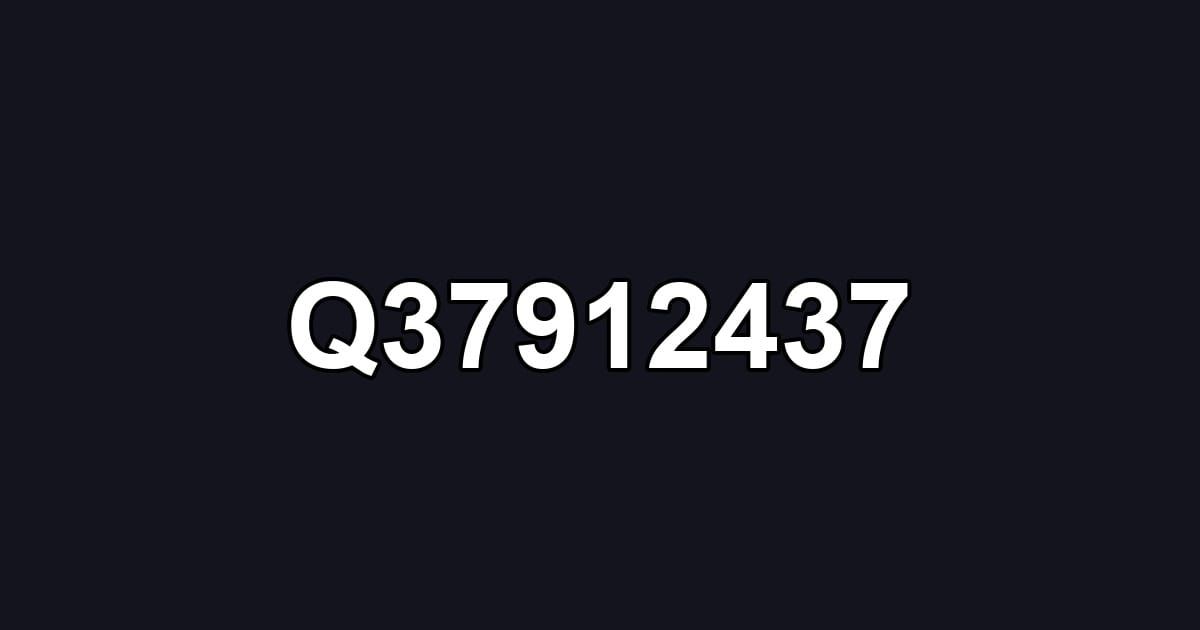 Q37912437