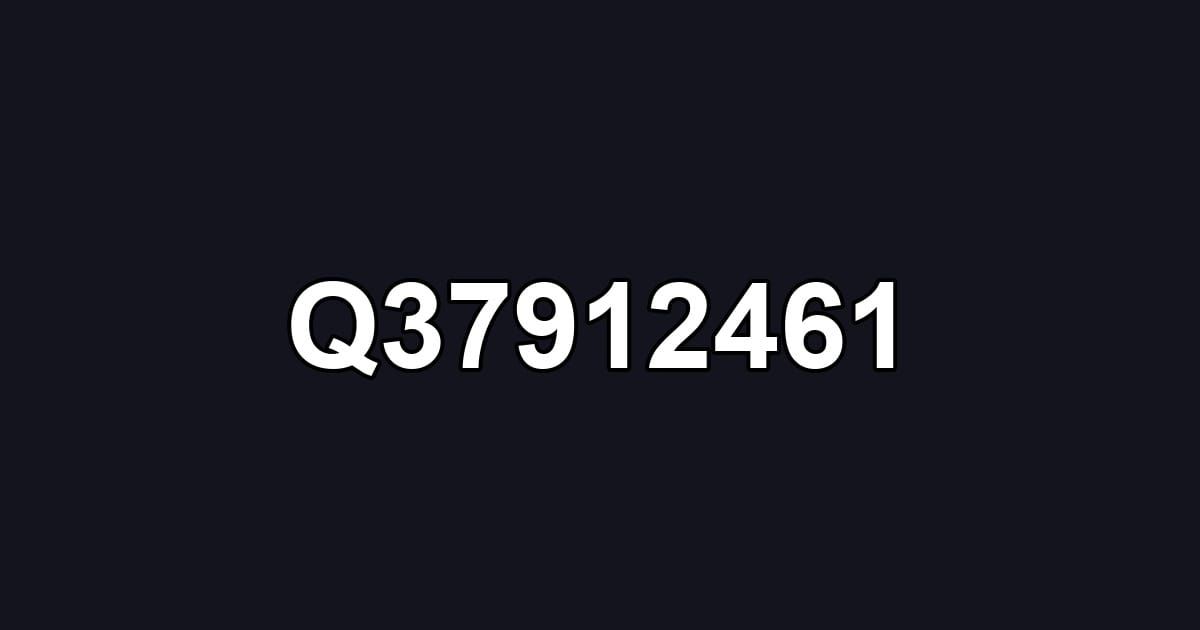Q37912461