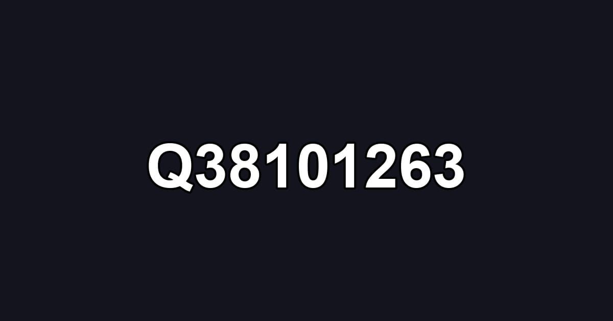 Q38101263