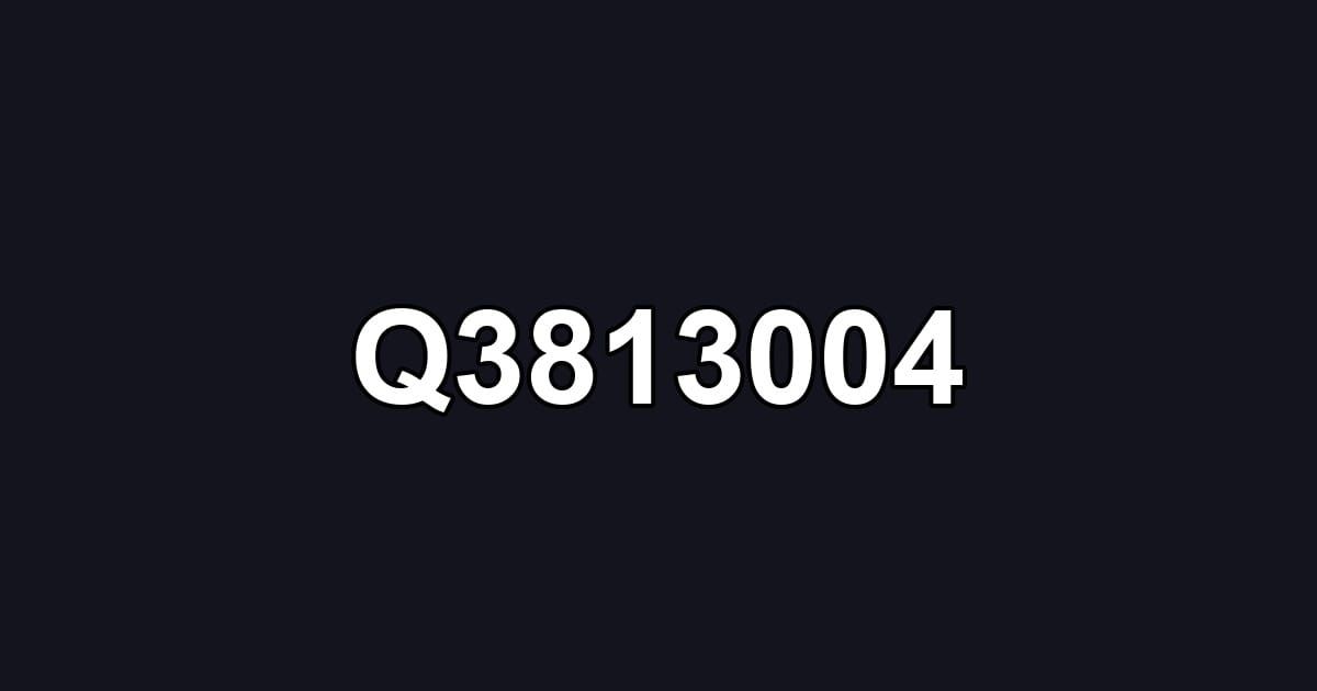 Q3813004