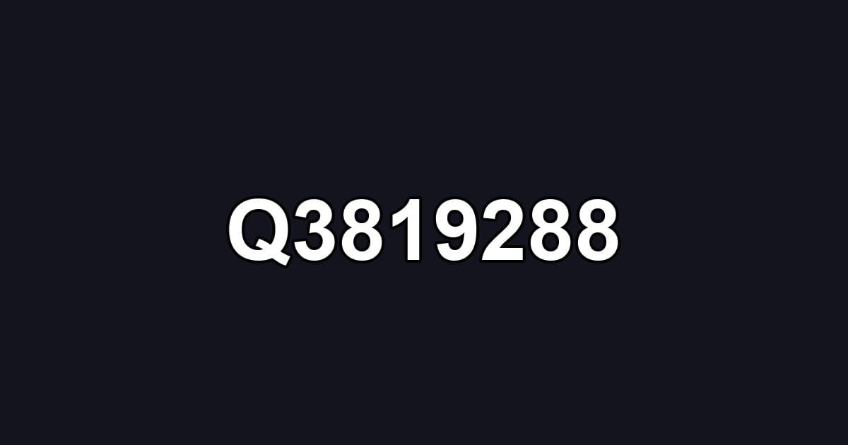 Q3819288