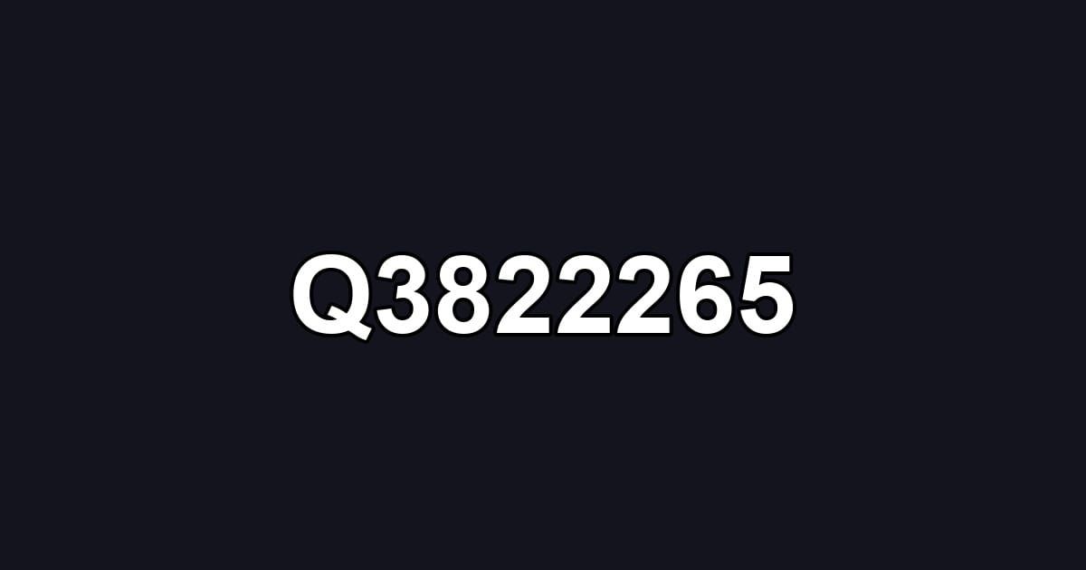 Q3822265