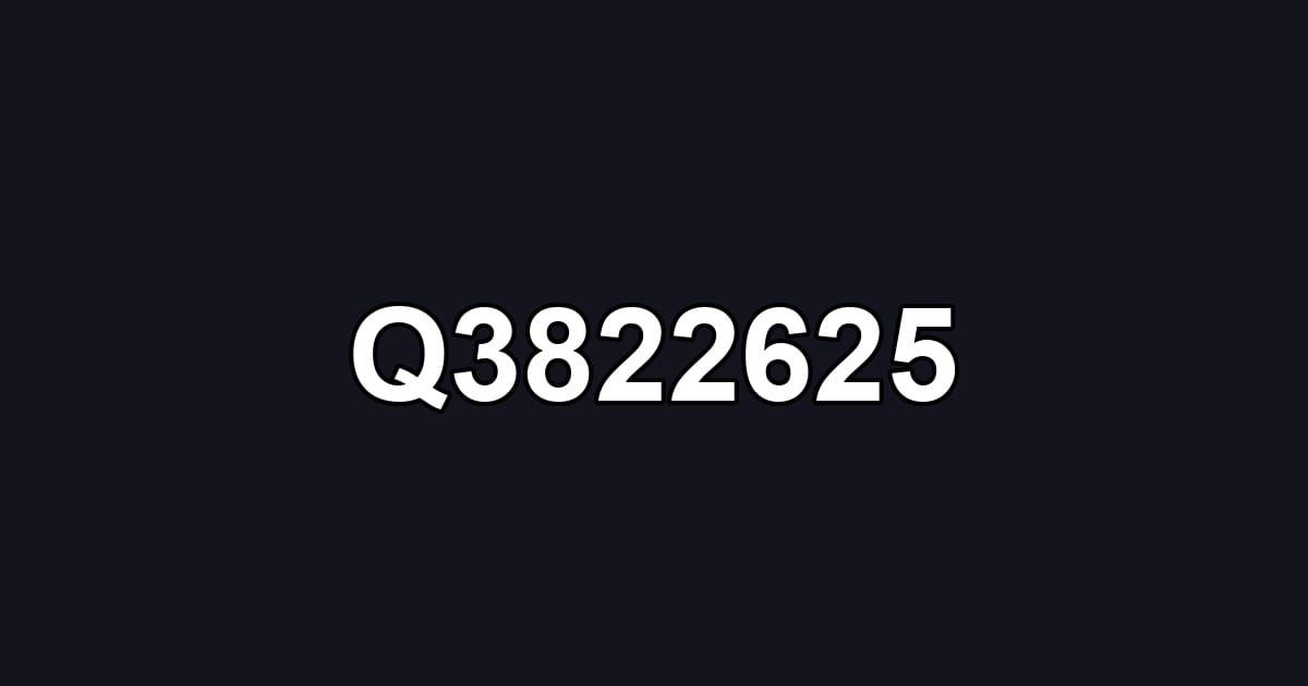 Q3822625