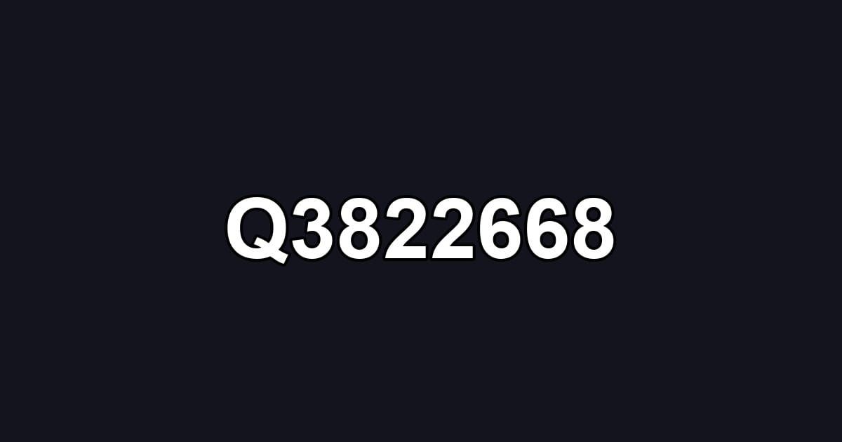 Q3822668