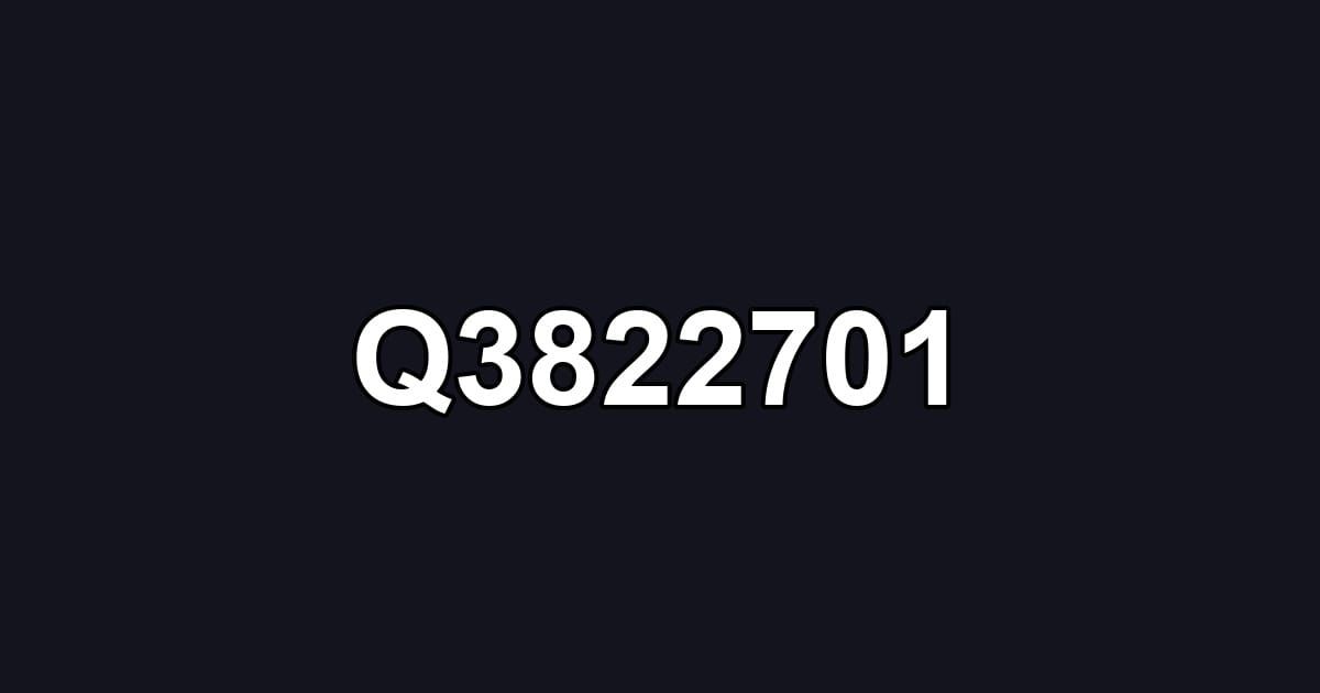 Q3822701