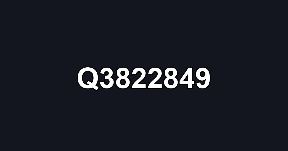 Q3822849