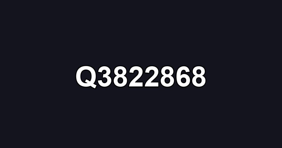 Q3822868