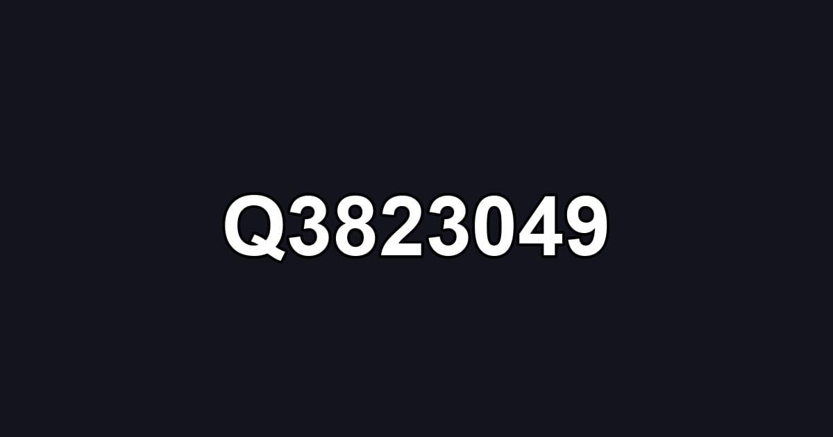 Q3823049