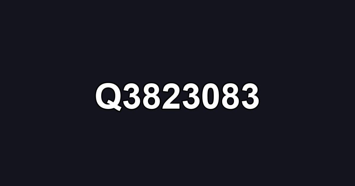 Q3823083