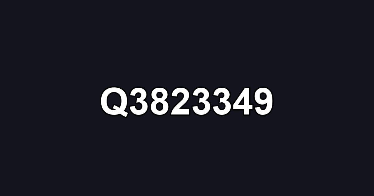 Q3823349