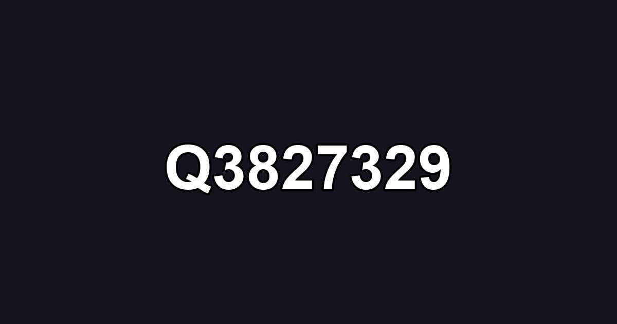 Q3827329