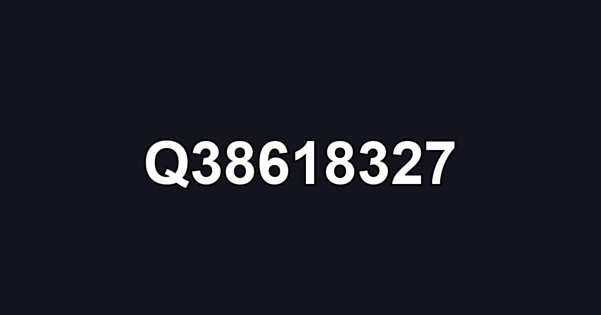 Q38618327