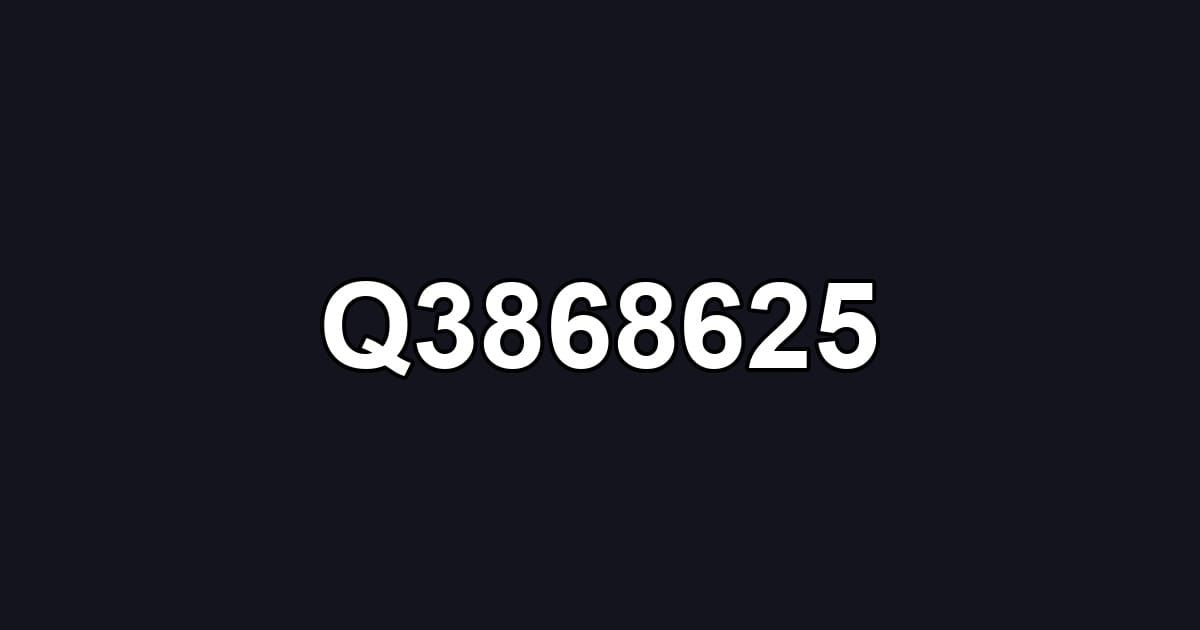 Q3868625