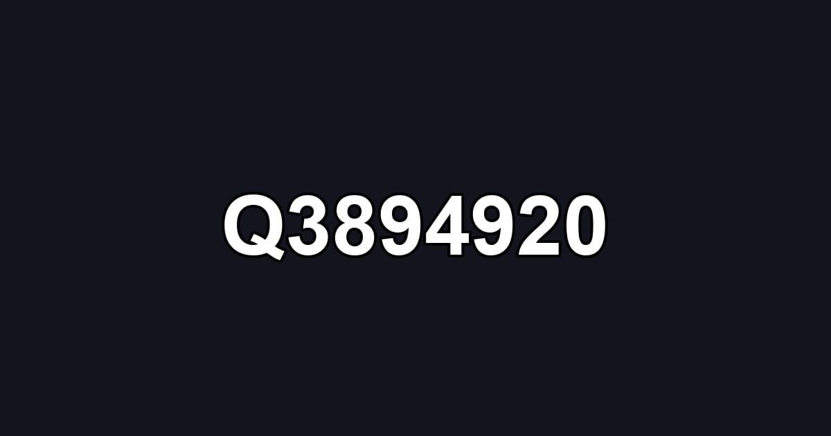 Q3894920
