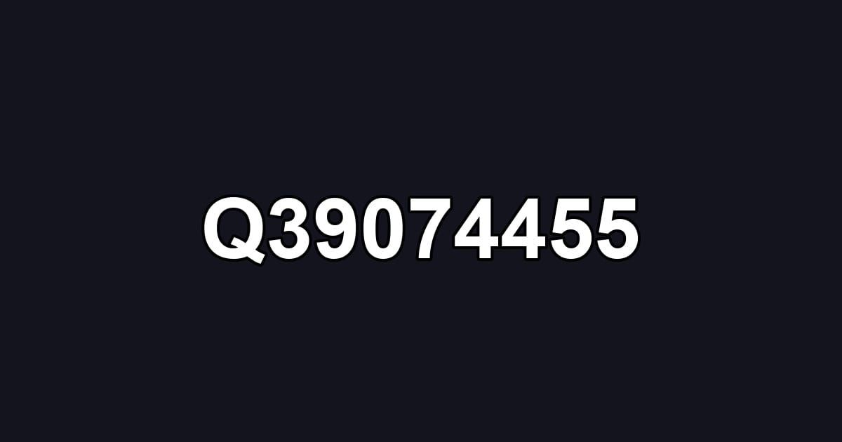 Q39074455