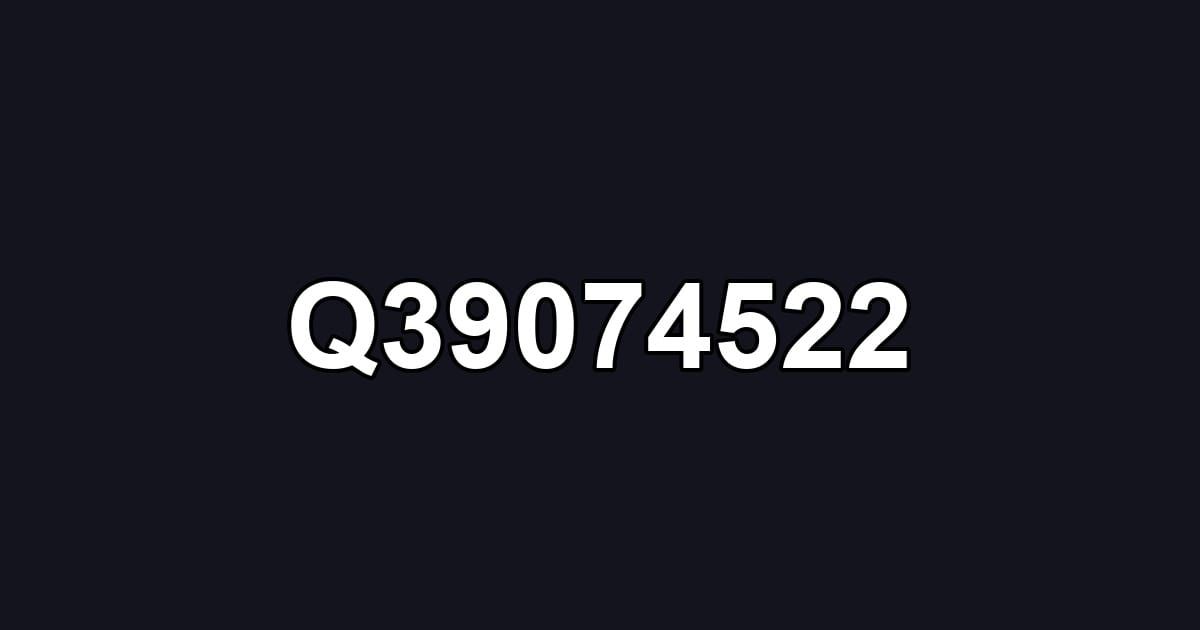 Q39074522