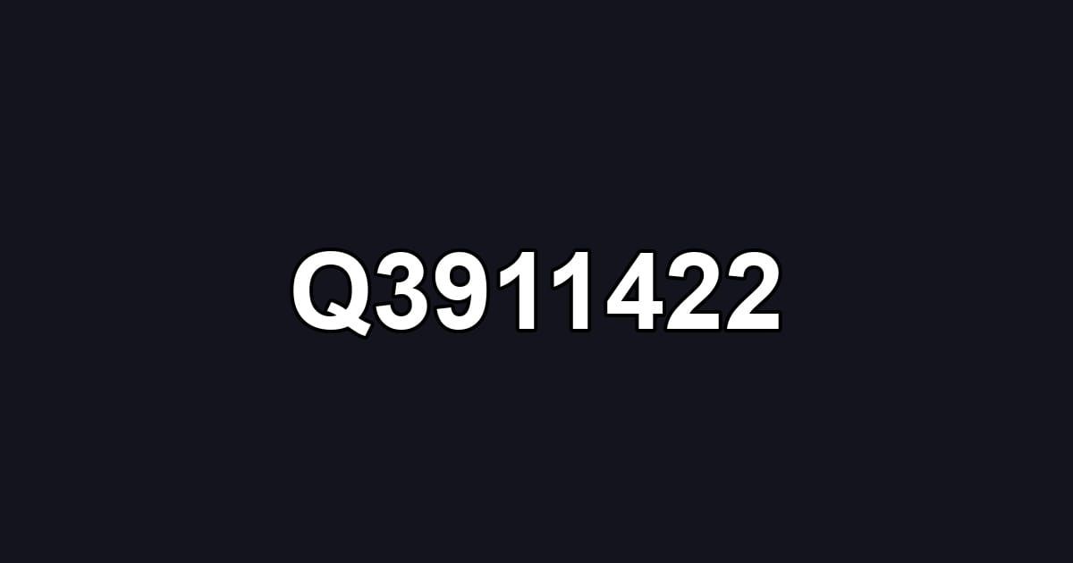 Q3911422