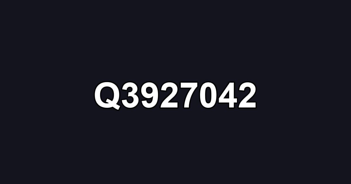 Q3927042