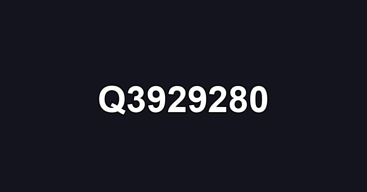 Q3929280