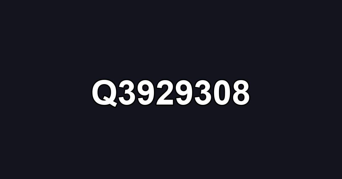 Q3929308