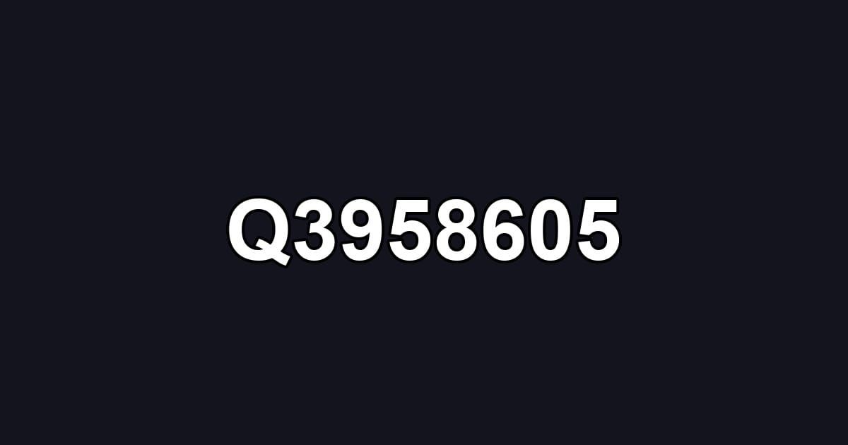 Q3958605