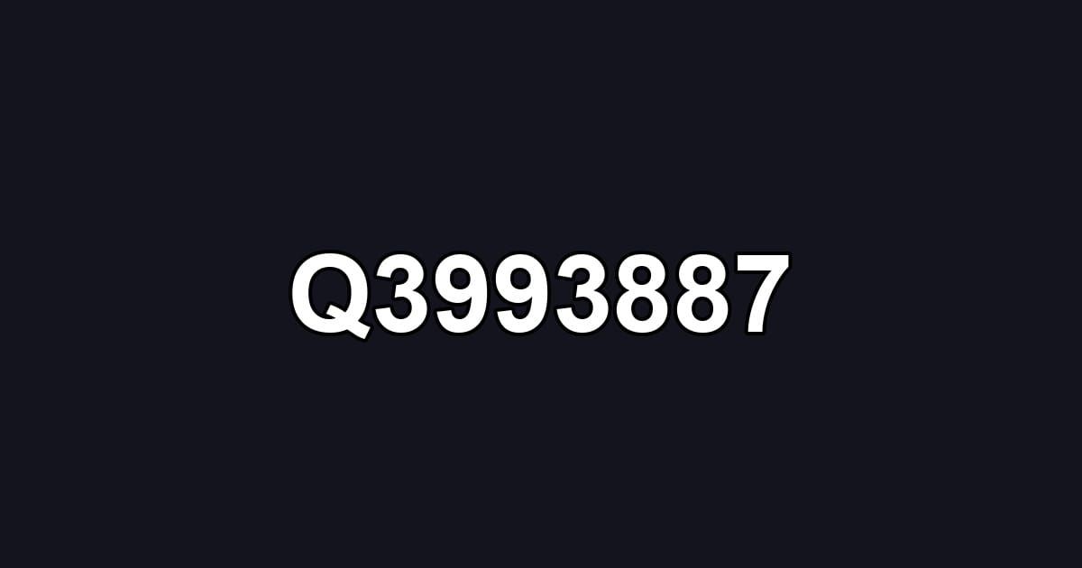 Q3993887
