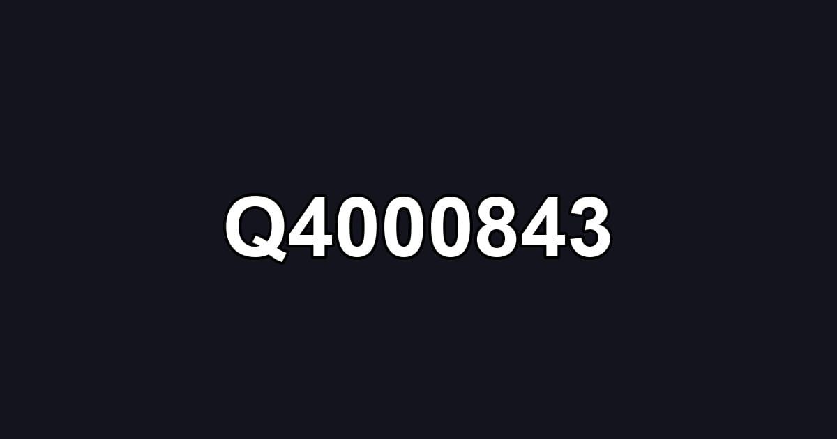 Q4000843