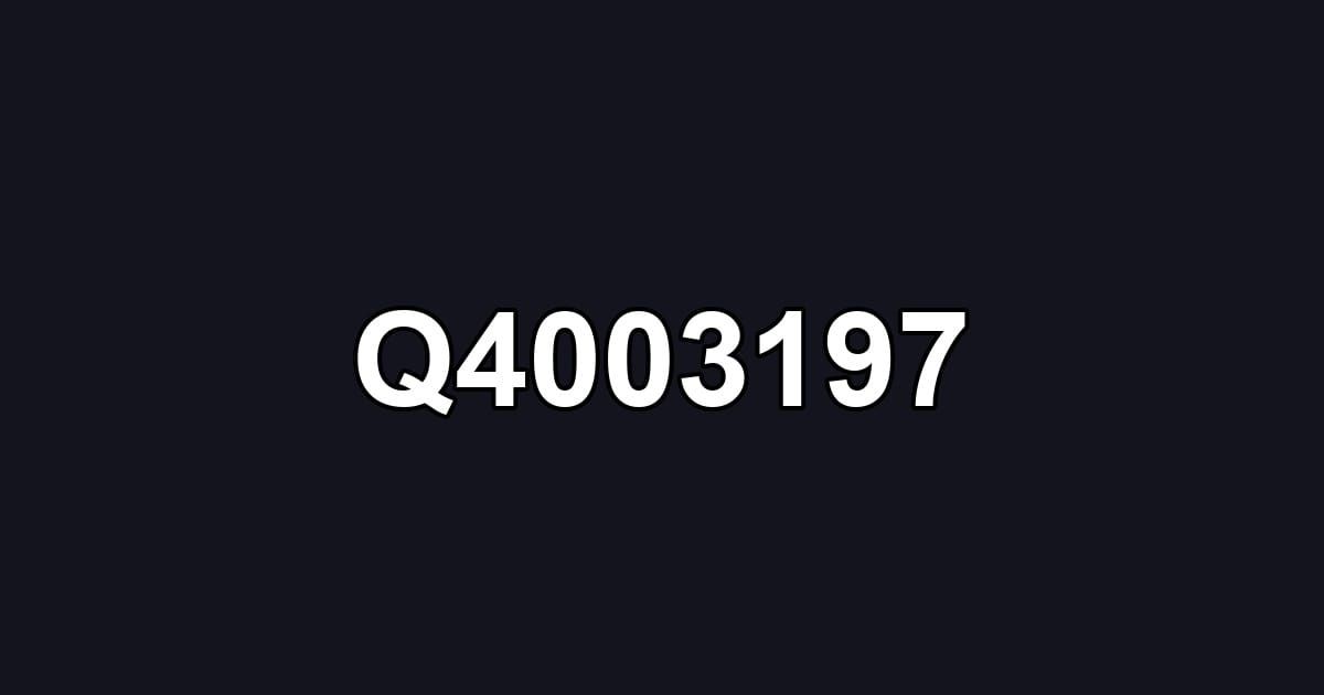 Q4003197