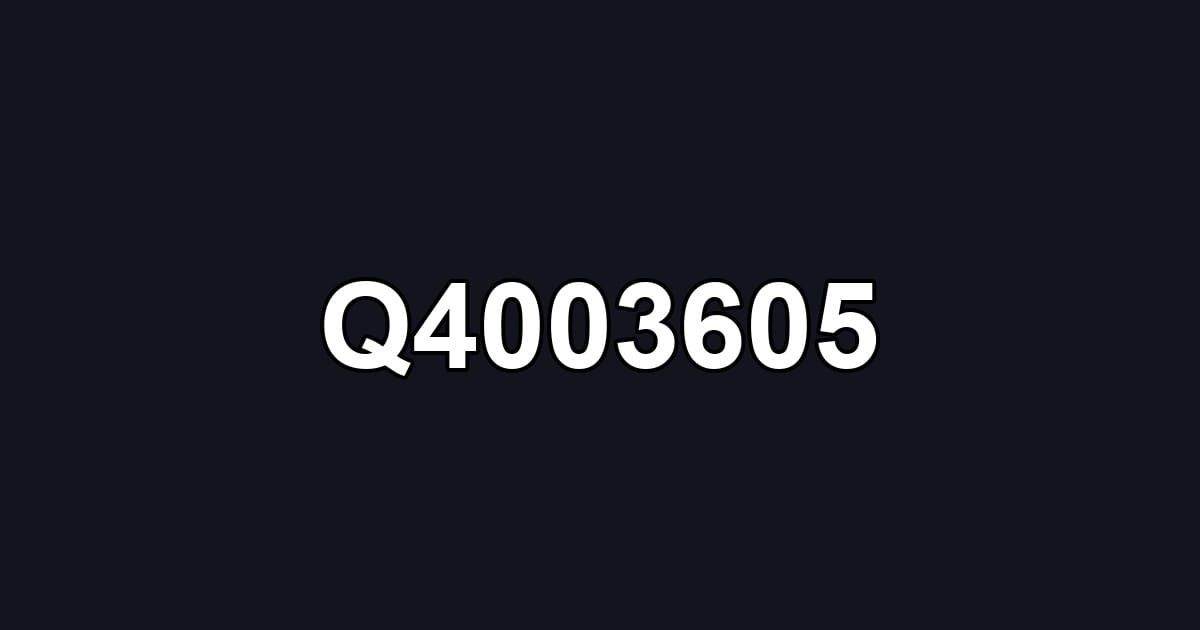 Q4003605