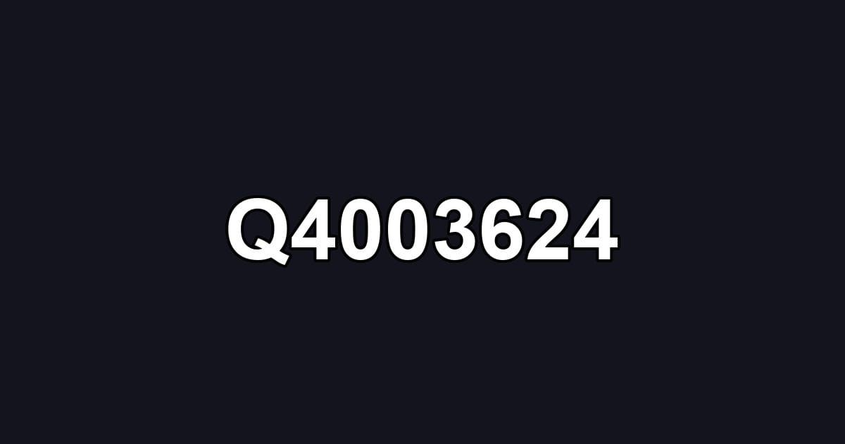 Q4003624