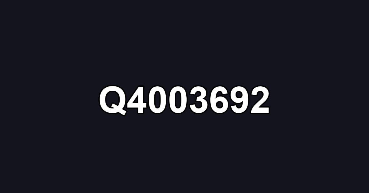 Q4003692