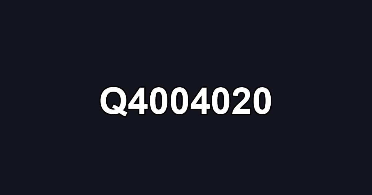 Q4004020