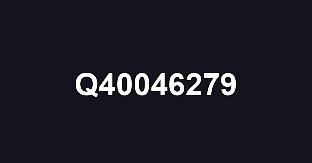 Q40046279