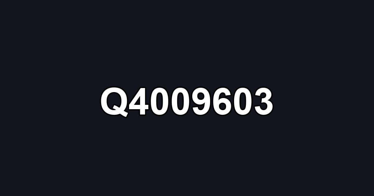 Q4009603
