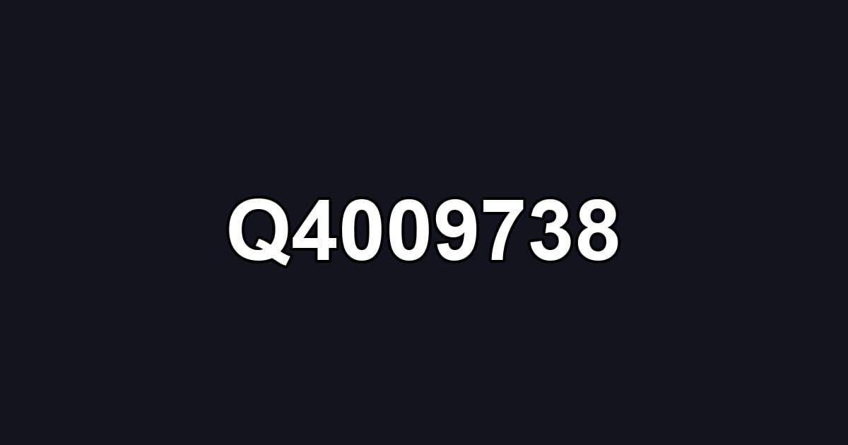 Q4009738