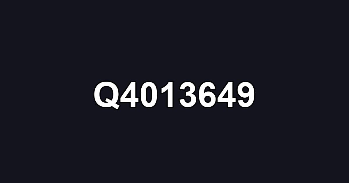 Q4013649