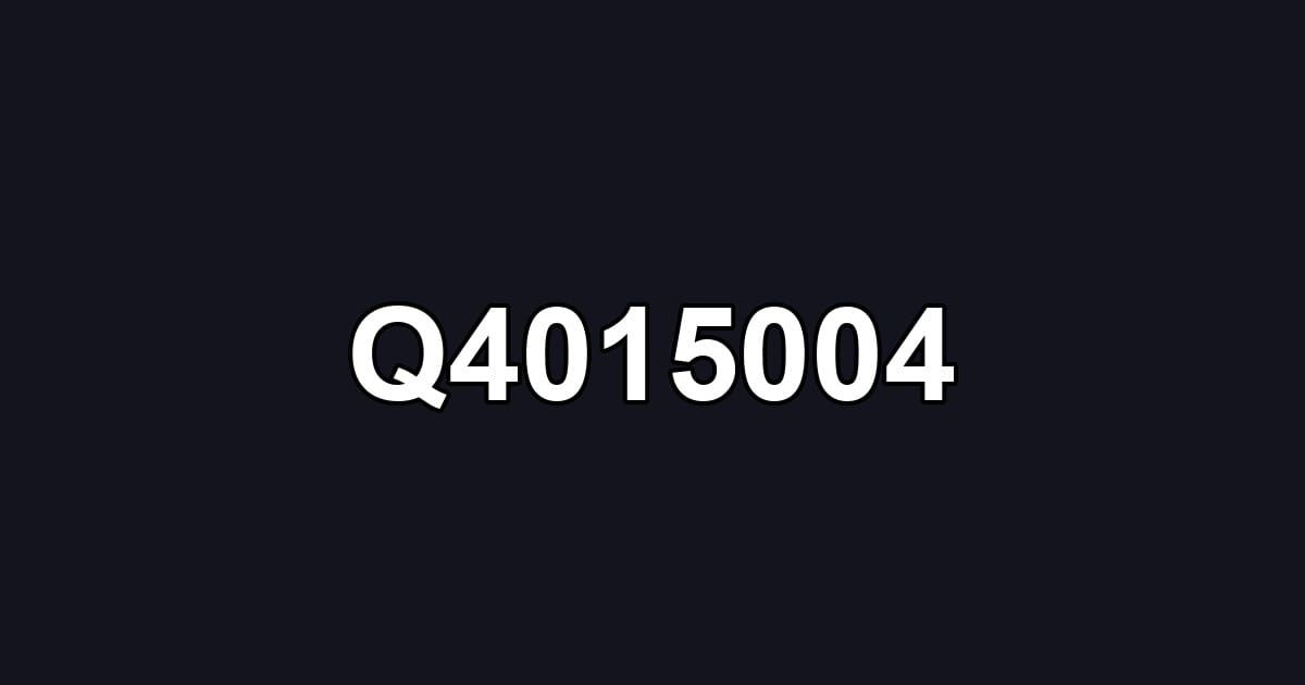 Q4015004