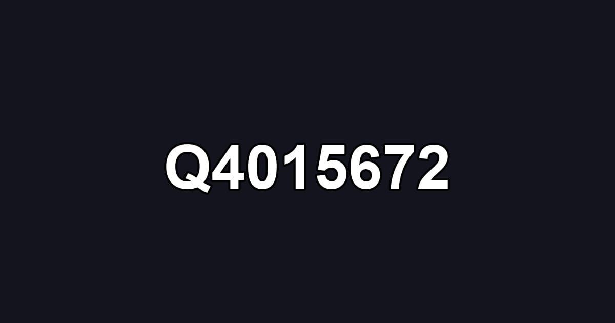 Q4015672