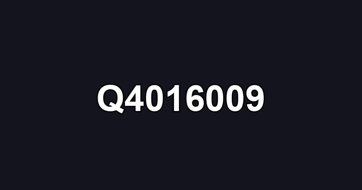 Q4016009