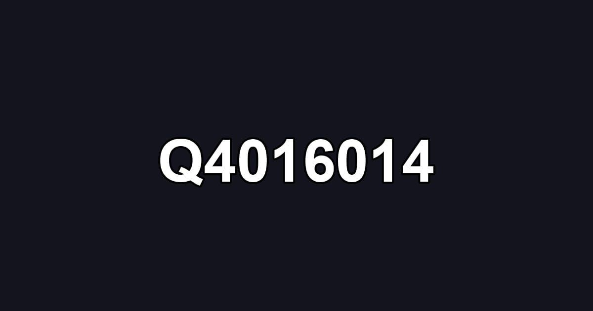 Q4016014