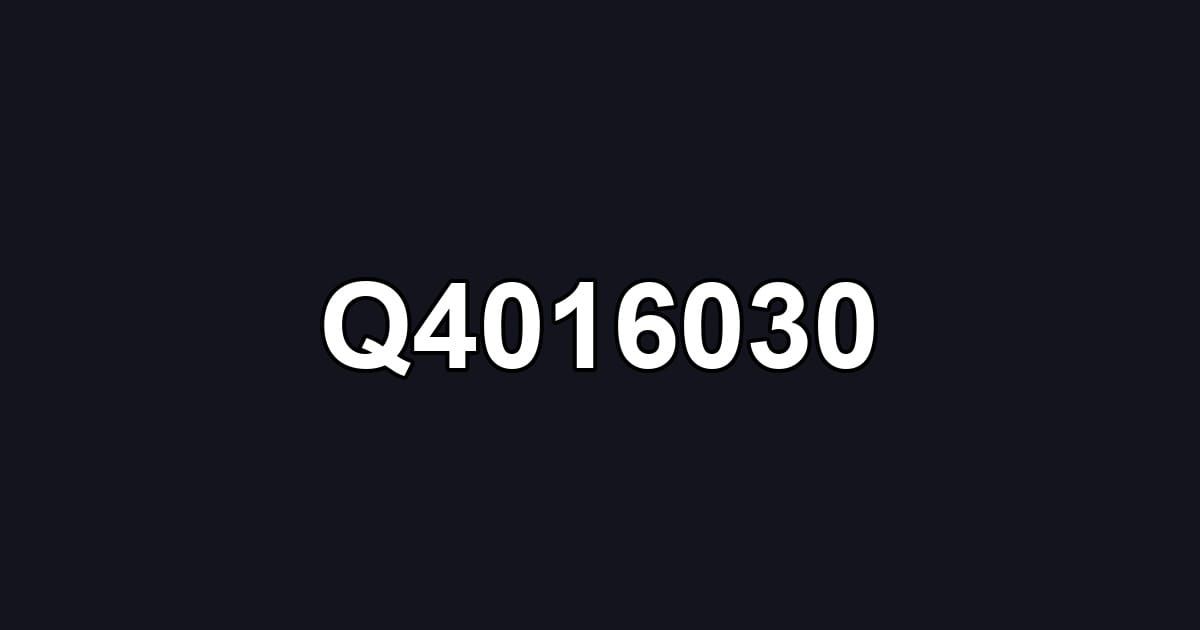 Q4016030