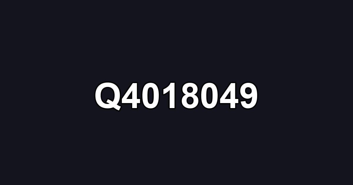 Q4018049