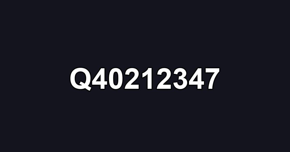 Q40212347